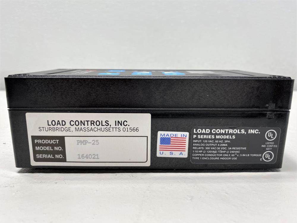 Load Controls PMP25 Pump Load Control 120 VAC, 60 Hz 3PH